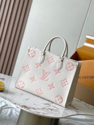 IMG_1329 Bolso LV en Blanco y Rosa – Elegancia que Enamora 🤍🌸