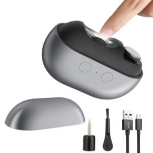 Cortauñas eléctrico inteligente, cortauñas y pulidor automático 3 en 1, luz LED, recargable